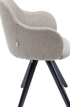 Stol Lady Loco - Snurrstol med armstöd, Taupe - KARE Design