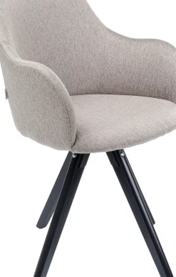 Stol Lady Loco - Snurrstol med armstöd, Taupe - KARE Design