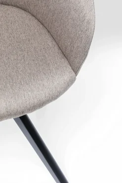 Stol Lady Loco - Snurrstol med armstöd, Taupe - KARE Design