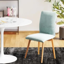 Stol Lara - Blå Manchester - KARE Design