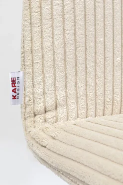 Stol Lara - Manchester Creme  - KARE Design