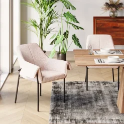 Stol med armstöd Bess - Beige - KARE Design