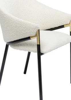 Stol med armstöd Boulevard - bouclé - KARE Design