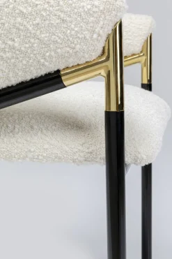 Stol med armstöd Boulevard - bouclé - KARE Design