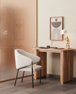 Stol med armstöd Boulevard - bouclé - KARE Design