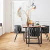 Stol med armstöd Cheerio Grå incl. Dyna - KARE Design