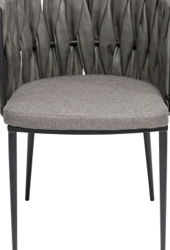 Stol med armstöd Cheerio Grå incl. Dyna - KARE Design