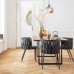 Stol med armstöd Cheerio Grå incl. Dyna - KARE Design