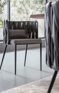 Stol med armstöd Cheerio Grå incl. Dyna - KARE Design