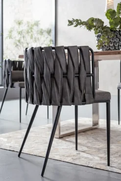 Stol med armstöd Cheerio Grå incl. Dyna - KARE Design