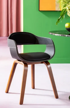 Stol med armstöd Costa Walnut - KARE Design