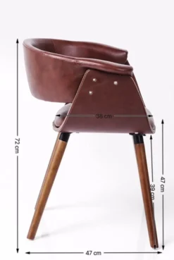 Stol med armstöd Nougat - KARE Design