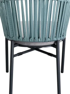 Stol Med Armstöd Trädgård Santanyi - Petrol - KARE Design