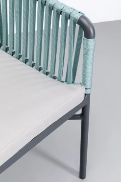Stol Med Armstöd Trädgård Santanyi - Petrol - KARE Design
