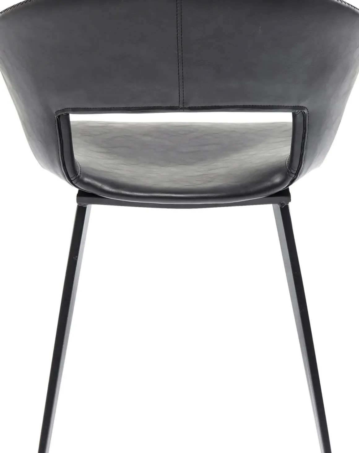 Stol Reunion - Svart Konstläder - KARE Design