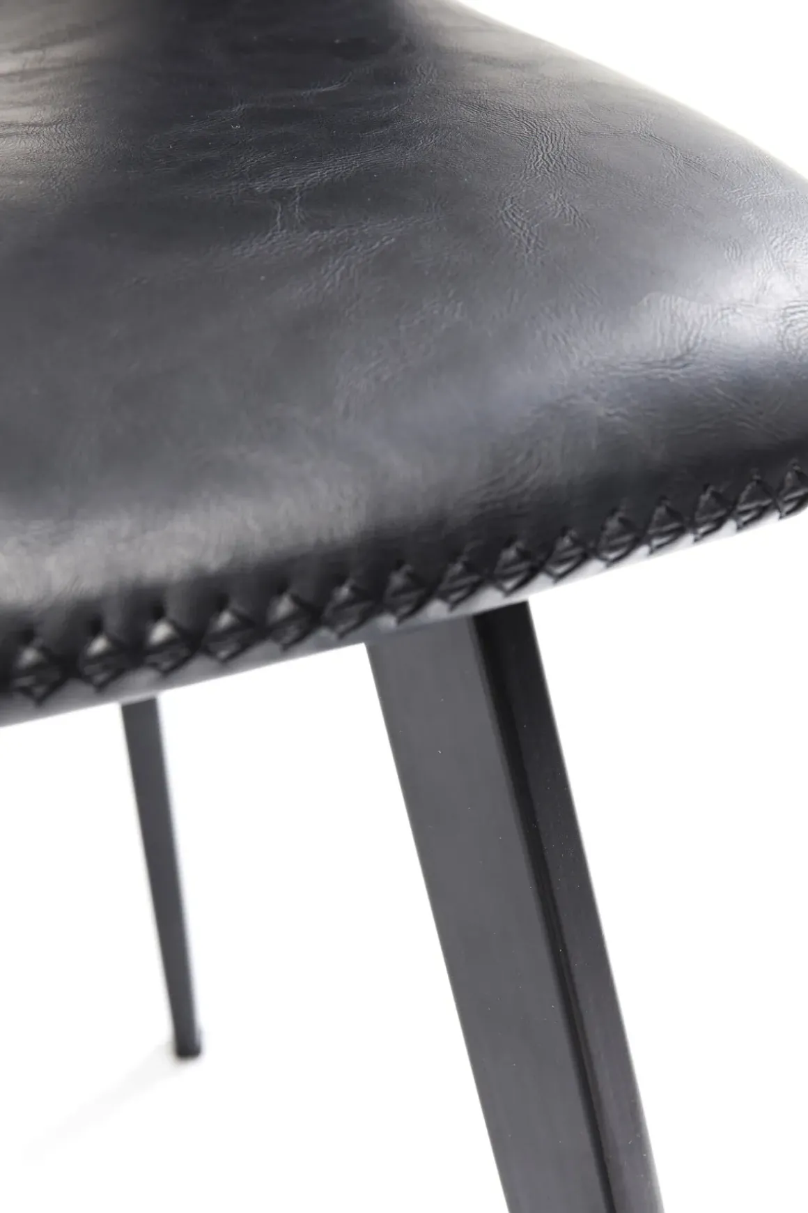 Stol Reunion - Svart Konstläder - KARE Design