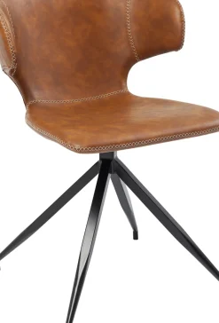 Stol Rusty - Konjaksfärgad/Svart - KARE Design