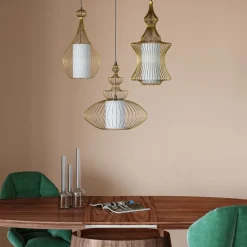 Stol Viva - Grön Sammet/Mässing - KARE Design
