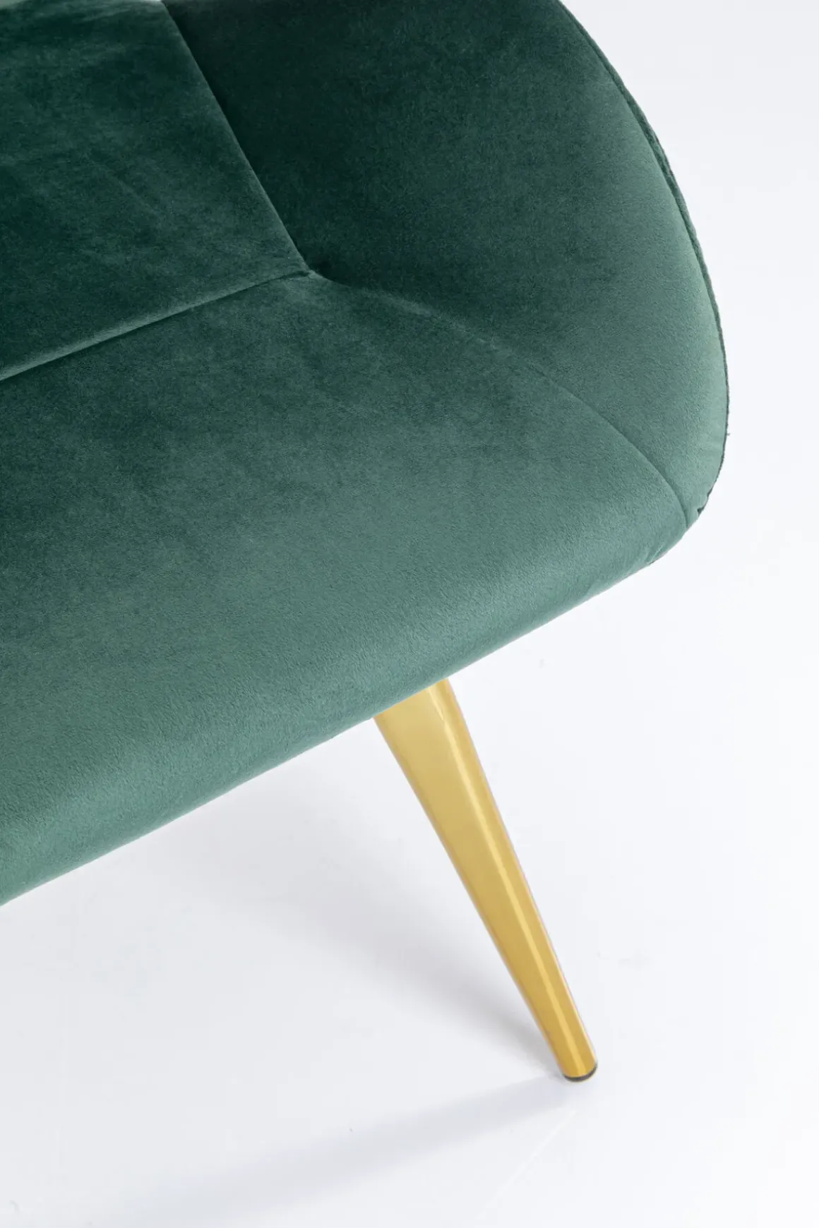 Stol Viva - Grön Sammet/Mässing - KARE Design