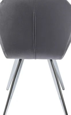 Stol Viva - Grå Sammet/Krom - KARE Design