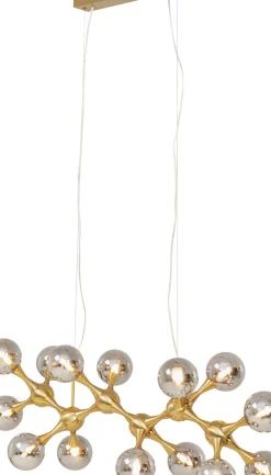 Taklampa Atomic Balls - Mässing, 190cm - KARE Design