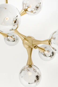 Taklampa Atomic Balls - Mässing, 190cm - KARE Design