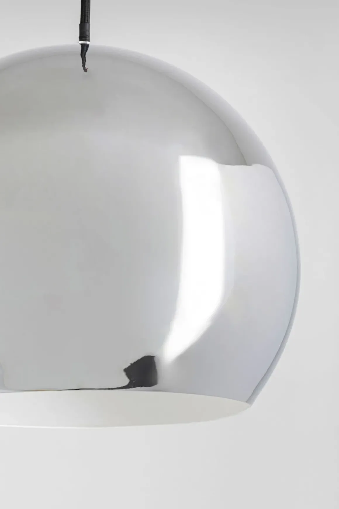 Taklampa Caldaia - Pendel Silver Ø25cm - KARE Design