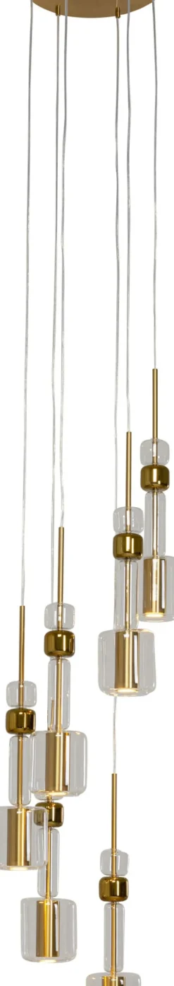 Taklampa Candy Bar - Guld, Ø44cm - KARE Design