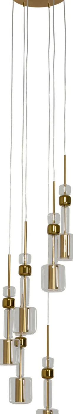 Taklampa Candy Bar - Guld, Ø44cm - KARE Design