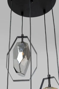 Taklampa Diamond Fever Spiral - Svart, Ø42cm - KARE Design