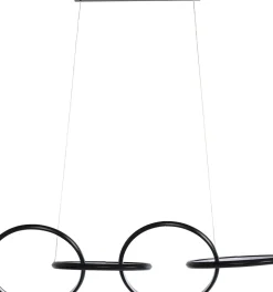 Taklampa Galaxy LED - Pendel Black, 155cm - KARE Design