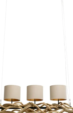 Taklampa Jungle Club - Natur, 115cm - KARE Design