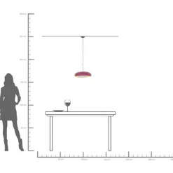 Taklampa Lia - Plum Ø38cm - KARE Design