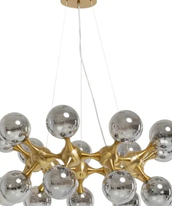 Taklampa Pendel Atomic - Guld/Tonade Glaskupor, Ø74cm - KARE Design