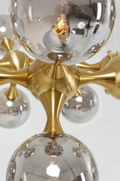 Taklampa Pendel Atomic - Guld/Tonade Glaskupor, Ø74cm - KARE Design