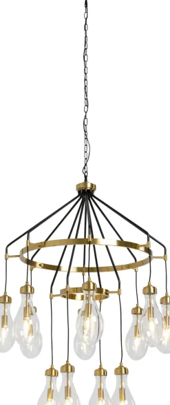 Taklampa Pendel Bell Highlight - Glas/Mässing - KARE Design