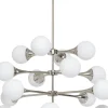 Taklampa Pendel Bulb Fiction - Silver/Vita glasklot, 20st. - KARE Design