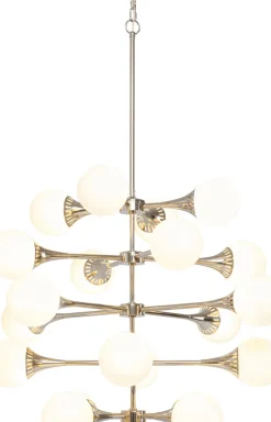 Taklampa Pendel Bulb Fiction - Silver/Vita glasklot, 20st. - KARE Design