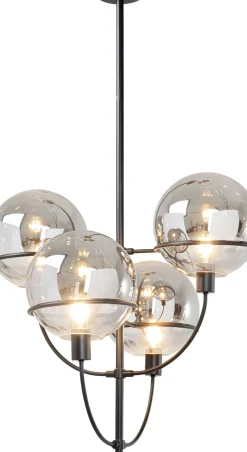 Taklampa Pendel Lantern - Tonat Glas, 4 Klot - KARE Design