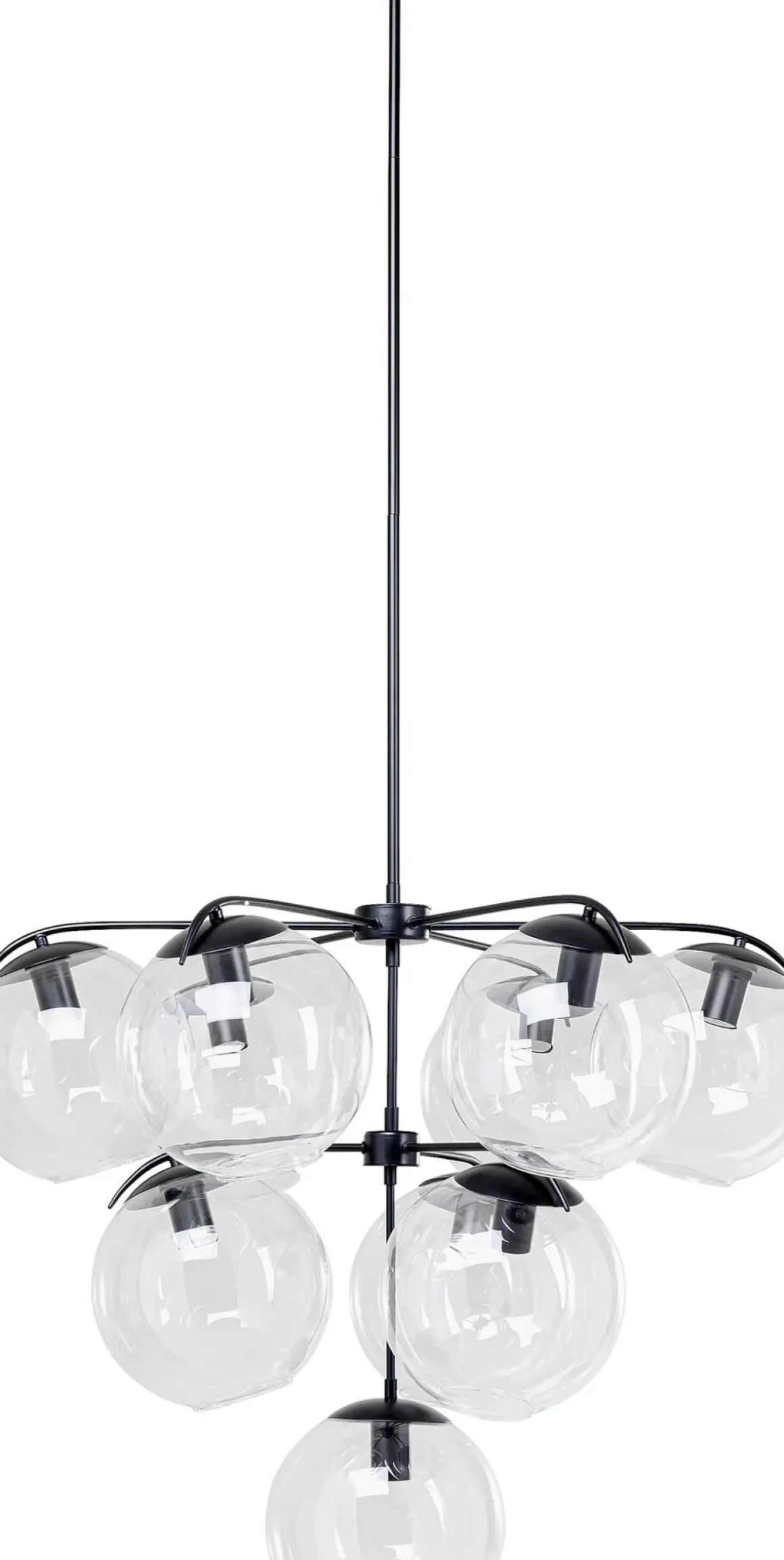 Taklampa Pendel Lasmina - 10 Glaskupor i Klase - KARE Design