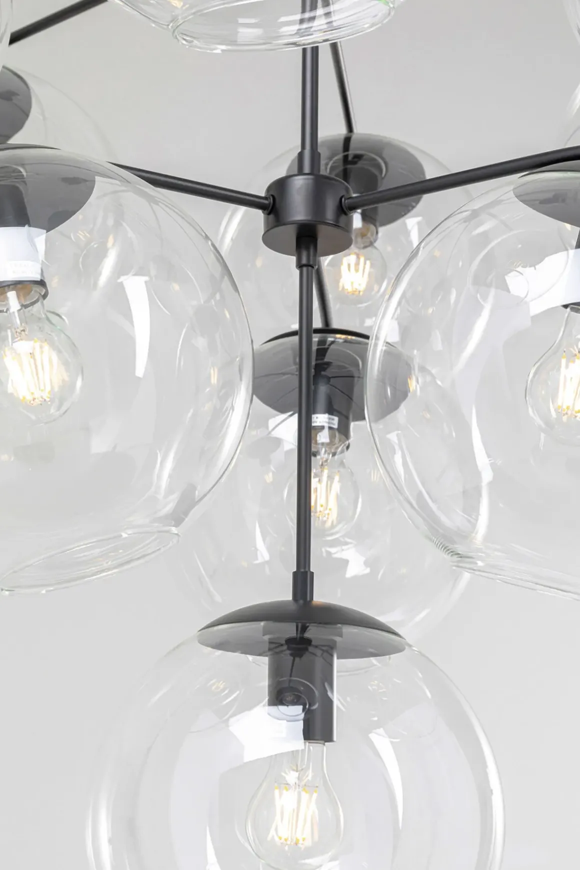 Taklampa Pendel Lasmina - 10 Glaskupor i Klase - KARE Design
