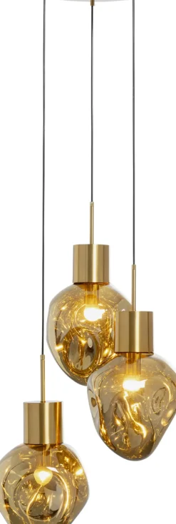 Taklampa Supernova - Pendel Amber Tre Ø45cm - KARE Design
