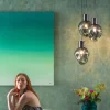 Taklampa Supernova - Pendel Smoky Tre Ø45cm - KARE Design
