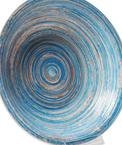 Tallrik Deep Swirl Blå Ø21cm - KARE Design