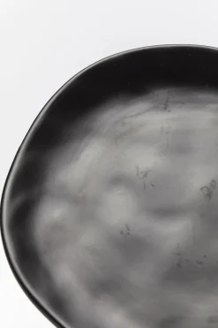 Tallrik Organic - Stengods Svart Ø20cm - KARE Design