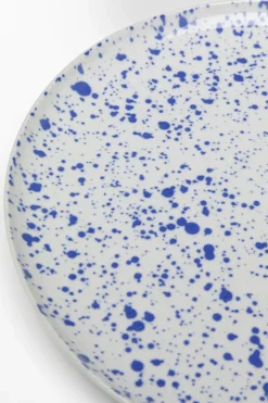 Tallrik Partito Dots - Vit, Blå, Ø27cm - KARE Design