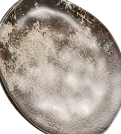 Tallrik Savannah - Glaserat Stengods Brun/Grå, Ø26cm - KARE Design