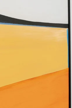 Tavla Abstract Shapes - Orange, 73x143cm - KARE Design