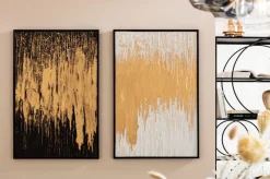 Tavla Abstract White - Akryl, 80x120cm - KARE Design