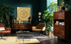 Tavla Circle Guld, 120x120cm - KARE Design